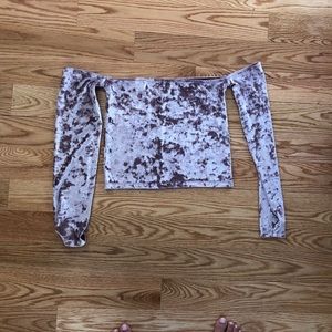 Pacsun off the shoulder shirt